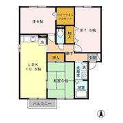 プレミールカドマの間取り画像