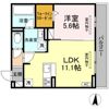 D crest 若松町の間取り画像