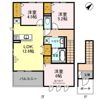 クレール・パル Bの間取り画像