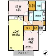 プリムヴェール B棟の間取り画像