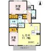 ハイコンプリートSの間取り画像