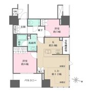 ザ・パークハウス大阪梅田タワーの間取り画像