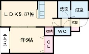 フォリーベルジェール D棟の間取り画像