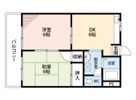 ドミール若宮Bの間取り画像