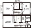 RISE(ライズ)B棟の間取り画像