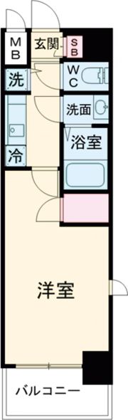 プレサンス京都鴨川の間取り画像