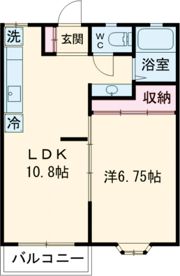 アメニティコートウチノA・Bの間取り画像