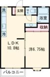 アメニティコートウチノA・Bの間取り画像