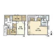 岸町戸建の間取り画像