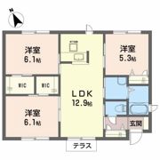 スカイK・IIの間取り画像