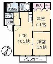シャーメゾン K 参番館の間取り画像