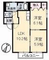 シャーメゾン K 参番館の間取り画像