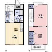 エクセルB棟の間取り画像