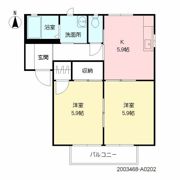 エクシードハイツ2の間取り画像