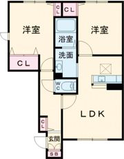 サンビレッジの間取り画像