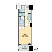 パレステュディオ新宿御苑駅前の間取り画像