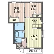 フェイム Bの間取り画像