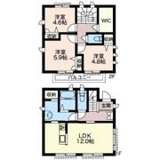 石川5丁目シャーウッド戸建 Aの間取り画像