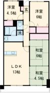 プラーナ南松山の間取り画像