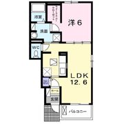 ハピネス フィールド Ⅲの間取り画像