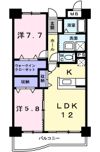 アンソレイエ アオキの間取り画像