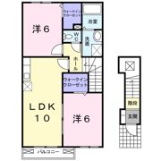 パッシオーネ Bの間取り画像