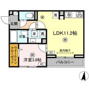 D-residence南蔵王町1丁目Eの間取り画像