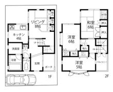 彦三町1丁目N貸家の間取り画像