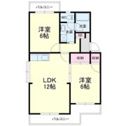 マンションロイヤルアイリスの間取り画像