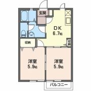 パールハウスBの間取り画像