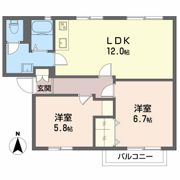 グランドール日永 Cの間取り画像