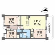 JMU久居社宅F棟 Fの間取り画像
