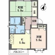 ディアス ニート Aの間取り画像