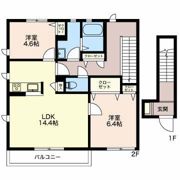 シャルール Aの間取り画像
