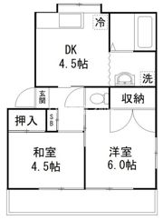 シャトーナカノの間取り画像