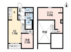 シエル次郎丸の間取り画像