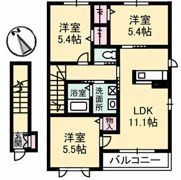 グランドソレイユ B棟の間取り画像