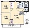 セントラルパーク B棟の間取り画像