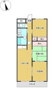 白本マンションの間取り画像