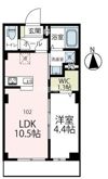 ベアレステ川崎の間取り画像