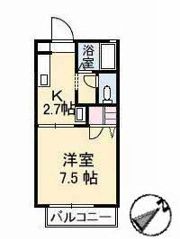 ディアス上小川の間取り画像