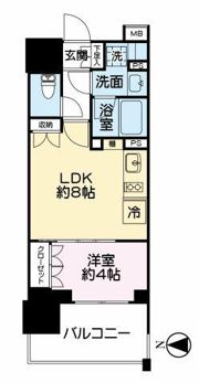 ネベル草加Tiareの間取り画像