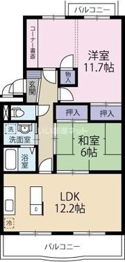 サンライズ今堤の間取り画像