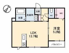 コンフォーザ A棟の間取り画像