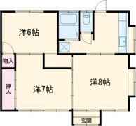 愛子中央2丁目大岩貸家(10-55)の間取り画像