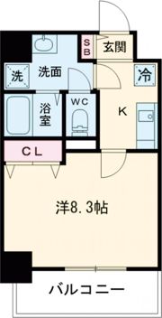 ONELIGHT博労町の間取り画像