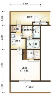 ルネス アスカの間取り画像