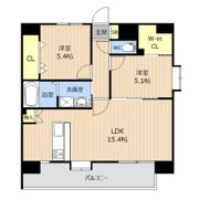 八王寺ツインタワーEASTの間取り画像