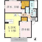 パストラル福田 A棟の間取り画像