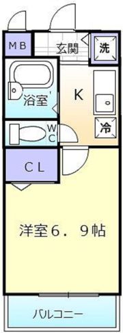 ラパス高倉台の間取り画像